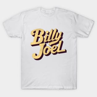 Billy Joel Typography T-Shirt